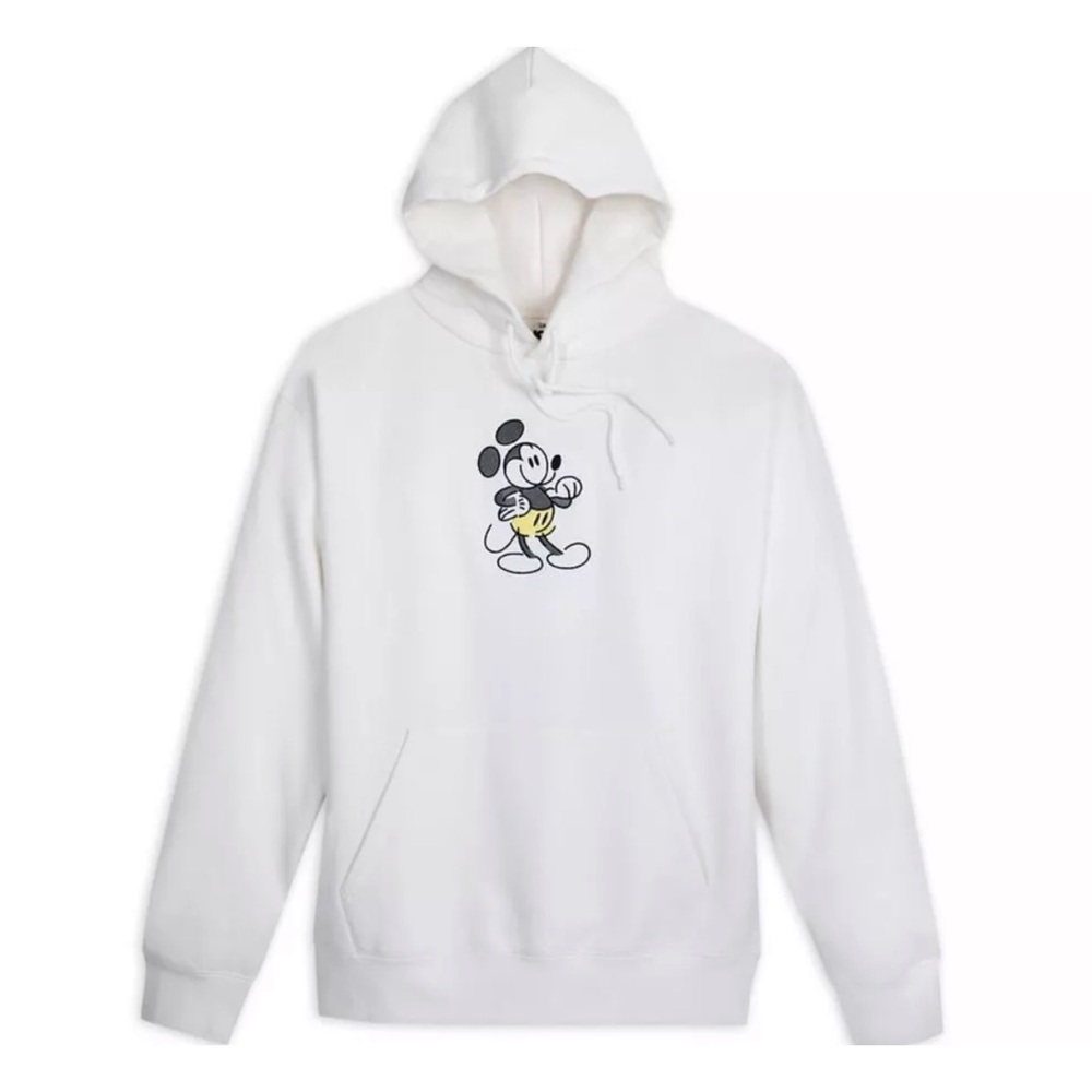 Disney Hoodie Adult S White Mickey And Friends Genuine Mousewear